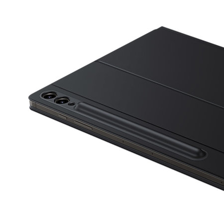 Official Samsung Black Book Cover Keyboard with Trackpad - For Samsung Galaxy Tab S9 Ultra