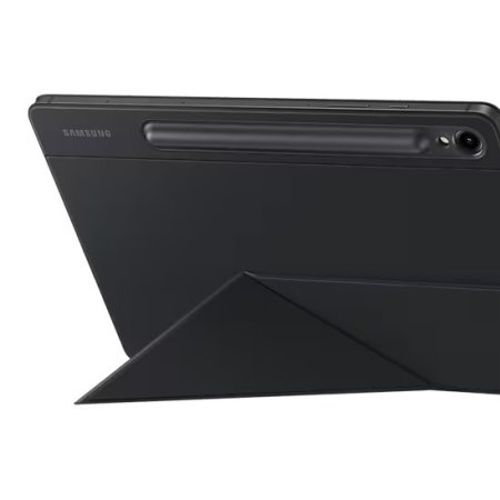 Official Samsung Black Smart Book Cover Case with S Pen Holder - For Samsung Galaxy Tab S9