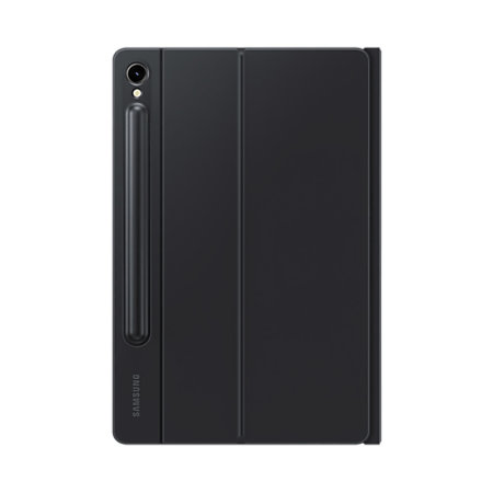 Official Samsung Black Book Cover Keyboard with Trackpad - For Samsung Galaxy Tab S9