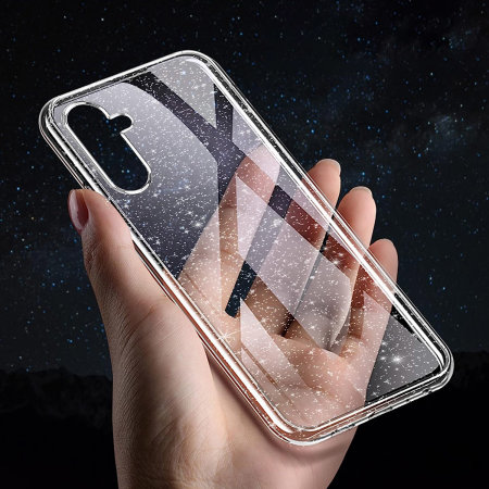 Olixar Clear Glitter Tough Clear Case - For Samsung Galaxy A14