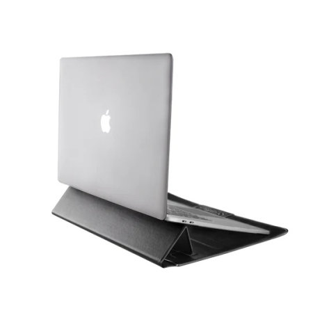 SwitchEasy EasyStand Black Leather Sleeve and Stand - For MacBook Air 15" 2023