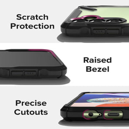 Ringke Fusion X Black Tough Case - For Samsung Galaxy A14