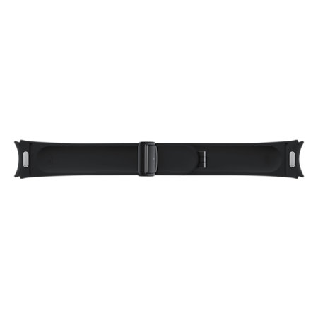 Official Samsung Black D Buckle Hybrid Eco Leather Band M L For