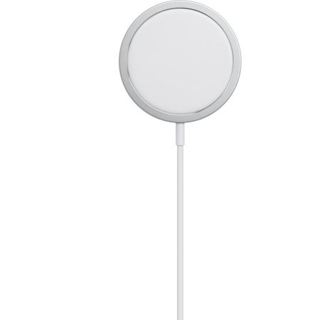 Official Apple White MagSafe Qi Enabled Fast Wireless Charger - For iPhone 15 Pro