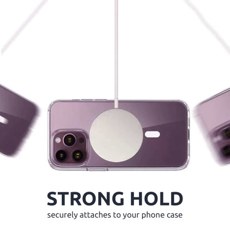Olixar Lilac Universal Adhesive MagSafe Charging Conversion Rings - 2 Pack