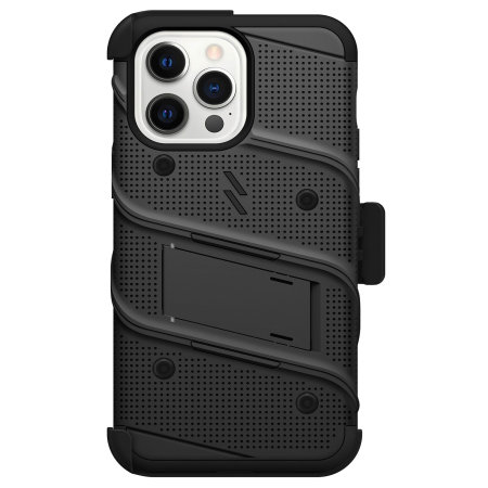 Zizo Bolt Black Tough Case and Screen Protector -  For iPhone 15 Pro Max