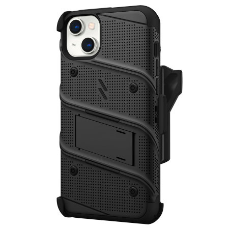 Zizo Bolt Black Tough Case and Screen Protector -  For iPhone 15 Plus