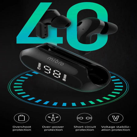 Long battery best sale bluetooth earbuds