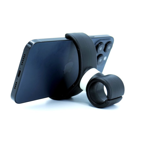 Olixar Black Universal Multi-function Rotational Phone Bracket Stand - For Travel