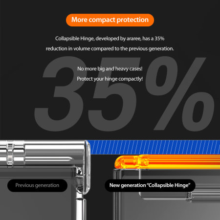 Araree Nukin 360 P Clear Matte Case with Hinge Protection & S Pen Holder - For Samsung Galaxy Z Fold5