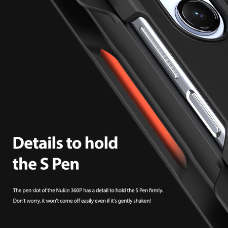 Araree Nukin 360 P Clear Matte Case with Hinge Protection & S Pen Holder - For Samsung Galaxy Z Fold5
