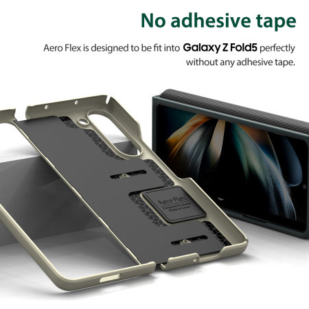 Araree Aero Flex Cream Protective Case with Hinge Protection - For Samsung Galaxy Z Fold5