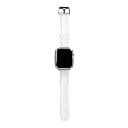 Olixar Clear Gel Strap and Protective Case - For Apple Watch Series 9 41mm