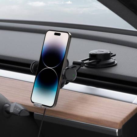Spigen OneTap Windshield and Dashboard 15W Wireless Car Charger & Phone Mount