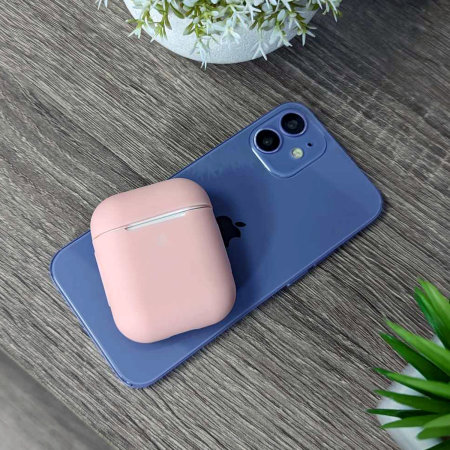 Pink Soft Silicone Case - For AirPods 1 & 2