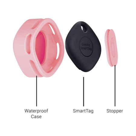 Olixar Pink Waterproof Silicone Pet Collar Case - For Samsung