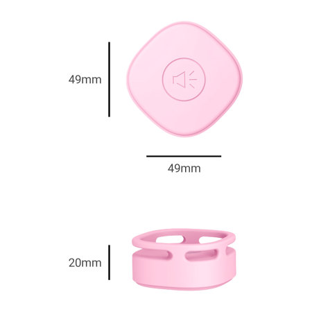 Olixar Pink Waterproof Silicone Pet Collar Case - For Samsung