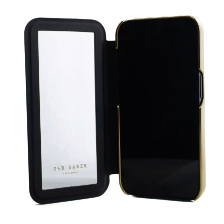 Ted Baker Paper Flowers Mirror Folio Case - For iPhone 15 Pro Max