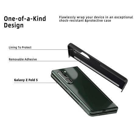 Olixar Eco-Leather Black Case - For Samsung Galaxy Z Fold5