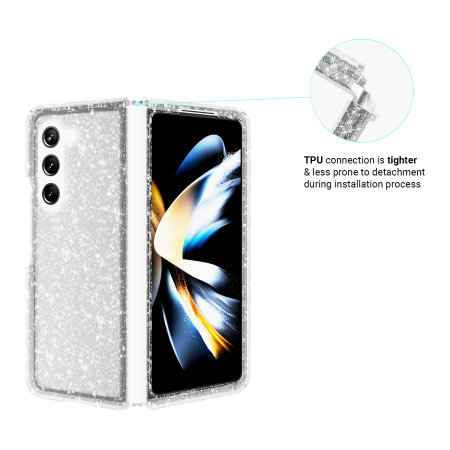 Olixar Clear Glitter Case - For Samsung Galaxy Z Flip5