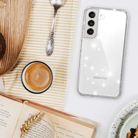 Olixar Clear Glitter Tough Case - For Samsung Galaxy S21