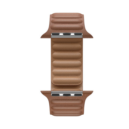 Apple Leather Link for Apple cheapest Watch 40mm - M/L - Saddle Brown