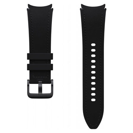 Official Samsung Black Hybrid Eco-Leather Band (S/M) - For Samsung Galaxy Watch 6