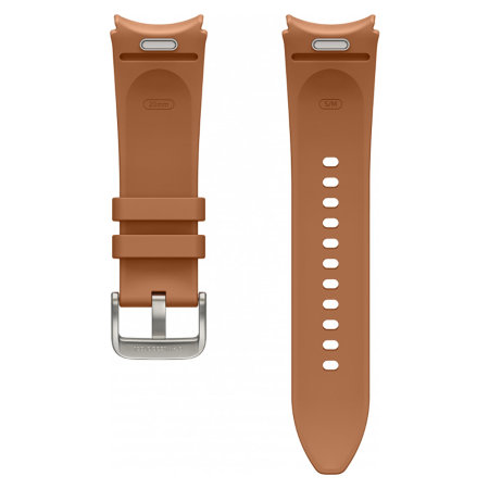 Official Samsung Camel Hybrid Eco-Leather Band (M/L) - For Samsung Galaxy  Watch 6 Classic