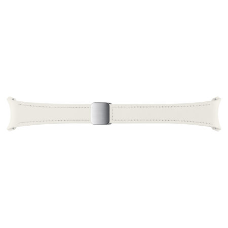 White leather band discount watch