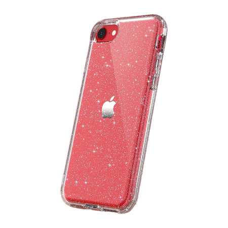 Olixar Clear Glitter Tough Case - For iPhone SE 2020