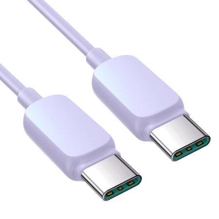 Joyroom Purple 100W USB-C to USB-C Charge and Sync Cable - 1.2m