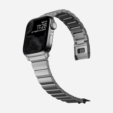 Nomad Silver Titanium Band - For Apple Watch Series 6 40mm