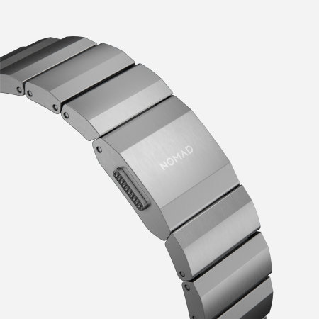 Nomad Silver Titanium Band - For Apple Watch Series 7 41mm