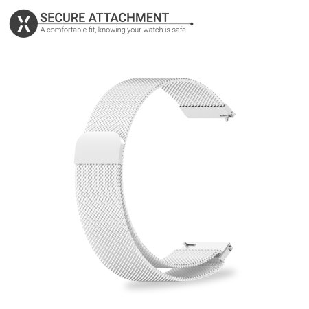 Olixar Milanese Silver Strap (M/L)  - For Samsung Galaxy Watch 6 Classic
