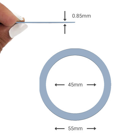 Olixar Blue Adhesive MagSafe Conversion Kit - For Google Devices