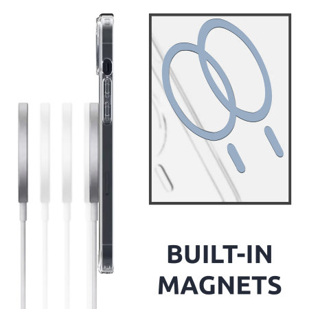 Olixar Blue Adhesive MagSafe Conversion Kit - For Nothing Devices