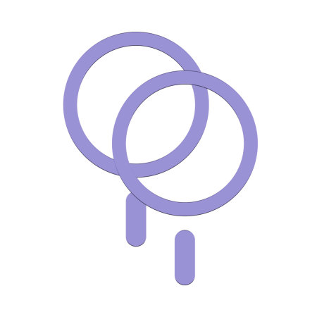 Olixar Lilac Adhesive MagSafe Conversion Kit - For Samsung Devices