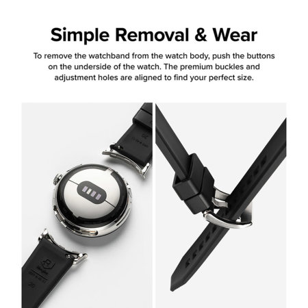 Ringke Rubber One Soft Silicone Strap - For Google Pixel Watch