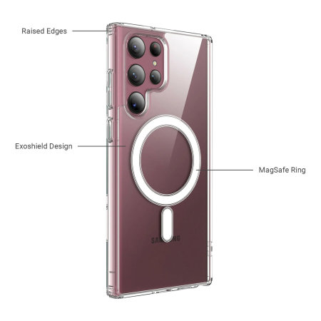 Olixar ExoShield Clear MagSafe Case - For Samsung Galaxy S22 Ultra - Mobile  Fun Ireland