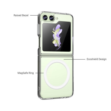 Olixar ExoShield Clear MagSafe Case - For Samsung Galaxy Z Flip5