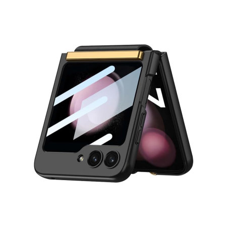 Olixar Black Strap Case with Inbuilt Screen Protector - For Samsung Galaxy Z Flip5