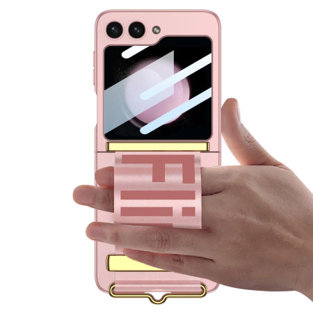 Olixar Pink Strap Case with Inbuilt Screen Protector - For Samsung Galaxy Z Flip5