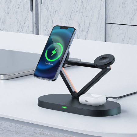 Acefast 3-in-1 15W MagSafe Wireless Charger Stand