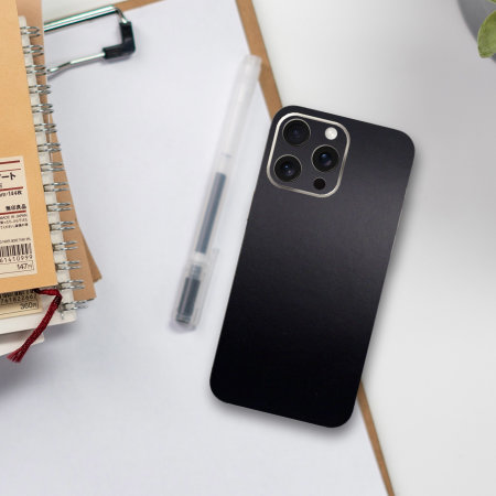 Olixar Matte Black Skin - For iPhone 15 Pro