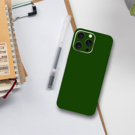 Olixar Forest Green Skin - For iPhone 15 Pro Max