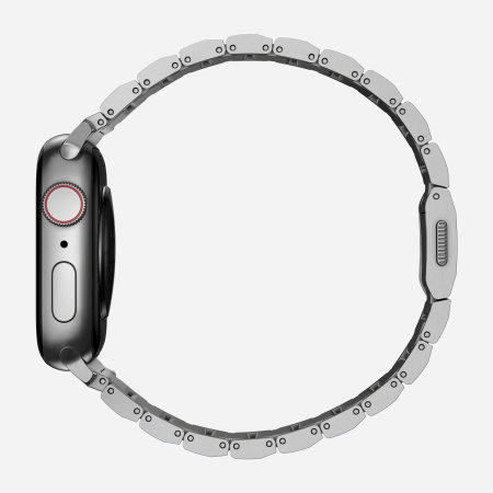 Nomad Silver Titanium Band - For Apple Watch Series 9 41mm