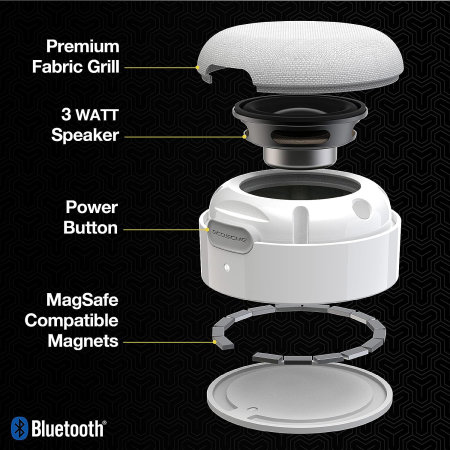 Scosche BoomCAN Portable MagSafe Wireless Speaker & Kickstand