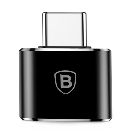 Baseus Black USB-A to USB-C Adapter