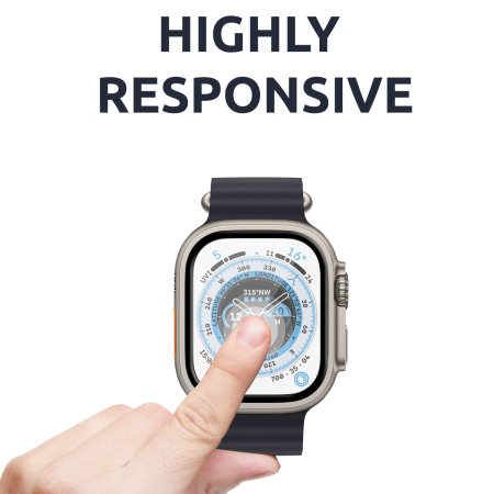 Olixar Glass Screen Protector with Installation Frame - For Apple Watch Ultra 2