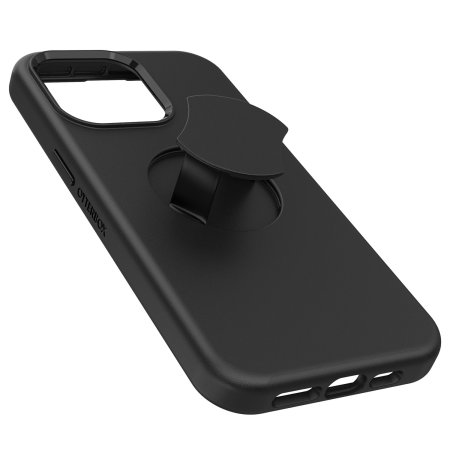 OtterBox OtterGrip Symmetry Series MagSafe Black Case - For iPhone 15 Pro
